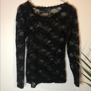 Shear long sleeve shirt
